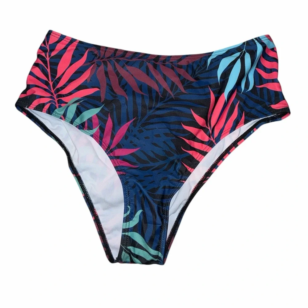 SHEIN High-Waisted Bikini Bottom Bundle, Size Large, NWOT